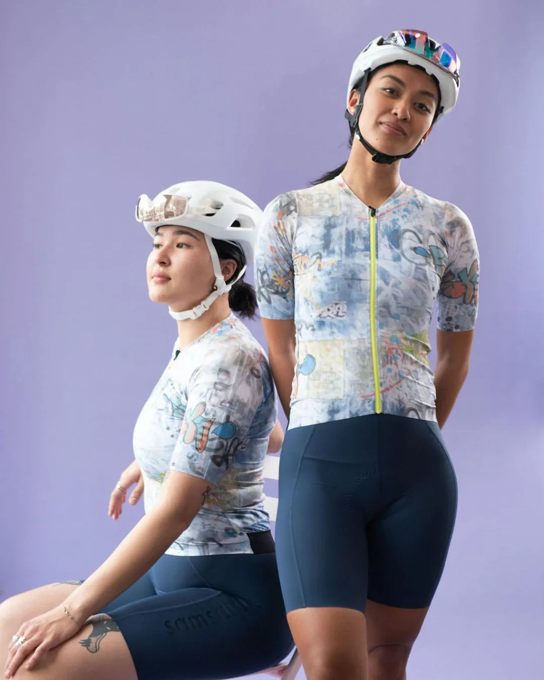 Endurance Cycling Jersey - Graffiti, Short Sleeve Jerseys, Samsara Cycle, Bicycle Jerseys