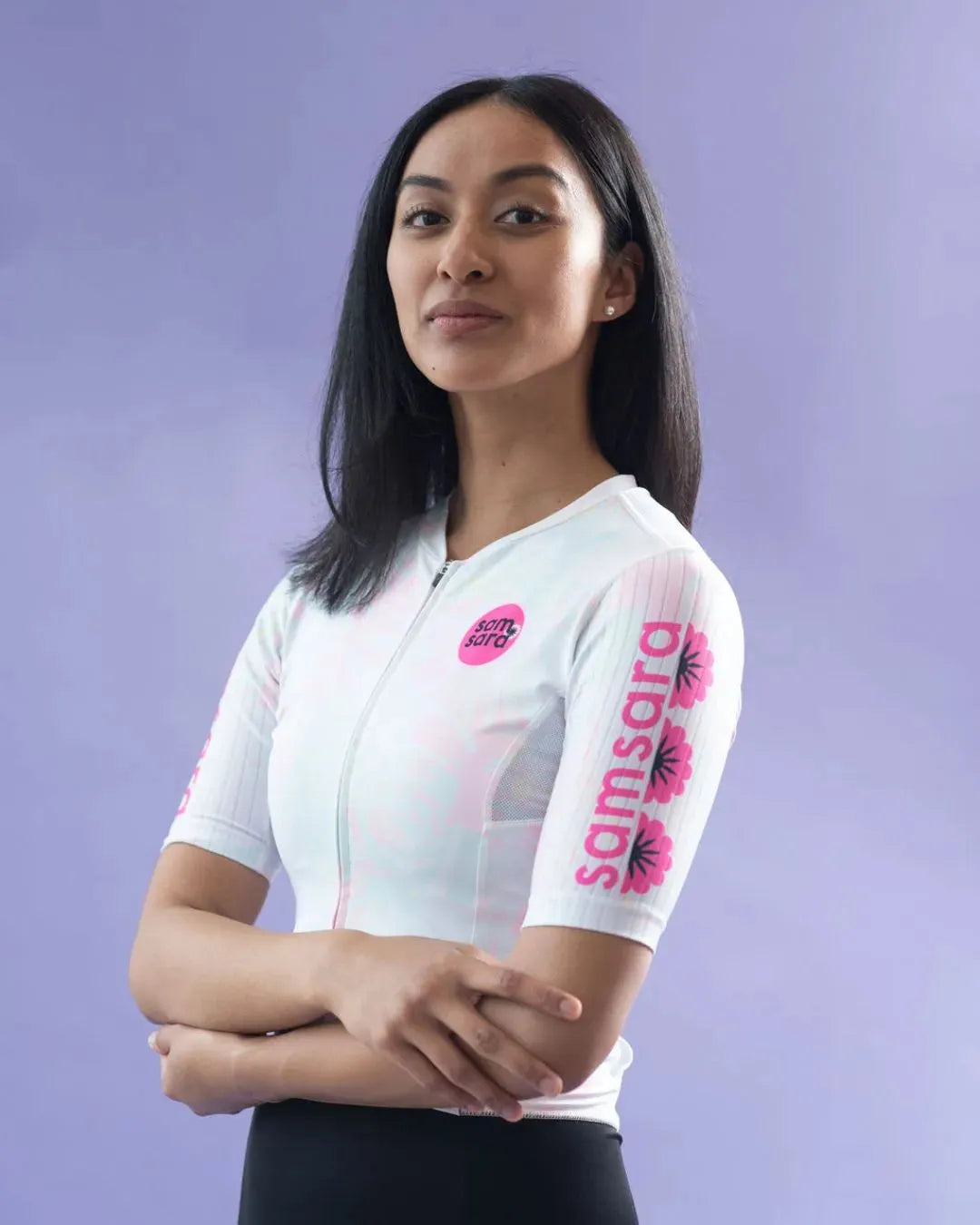 *Pre-order* Cruise Tri Suit - Champagne Palm, Tri Suit, Samsara Cycle, Cycling Apparel & Accessories
