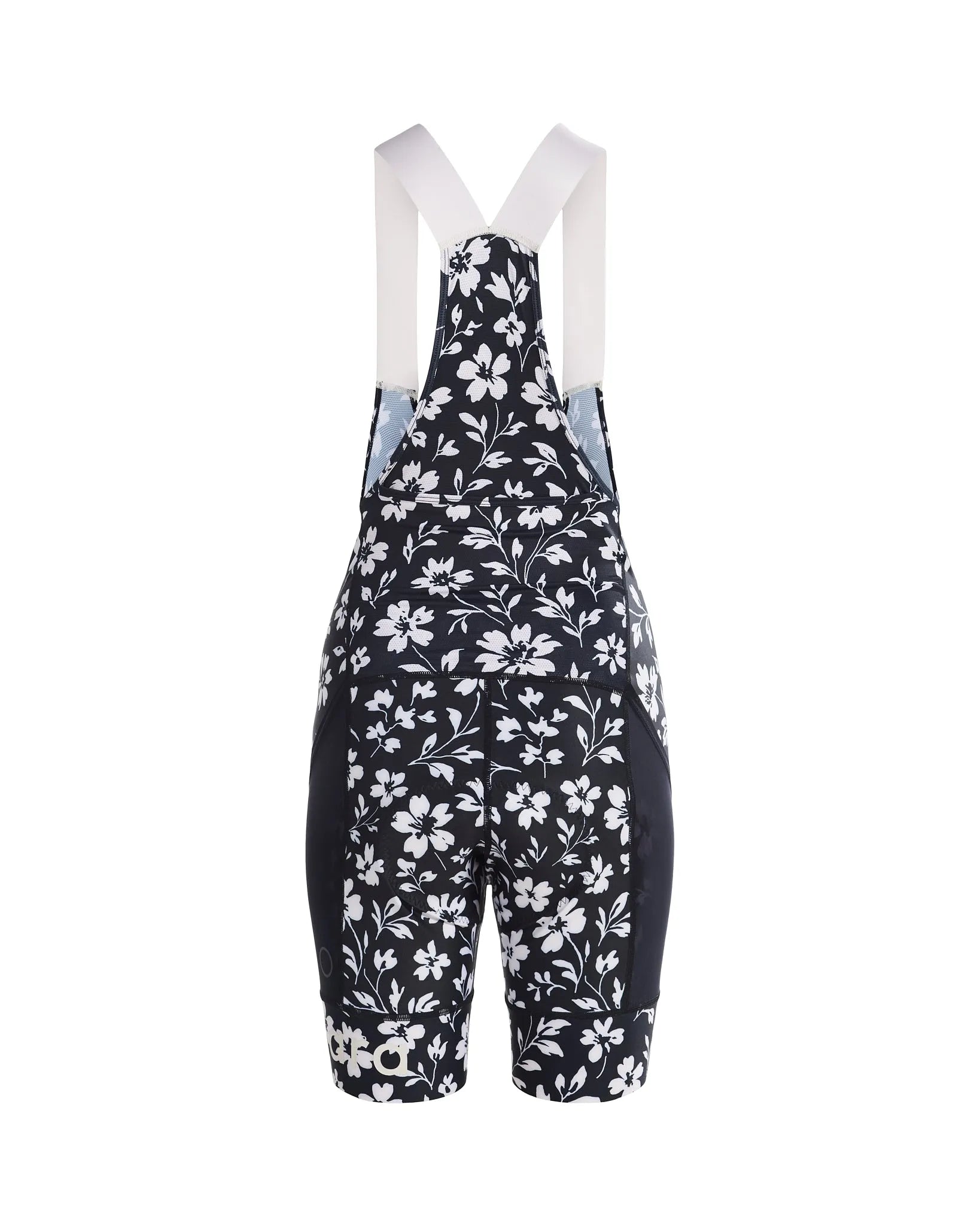 Adventure Bib Shorts - Black Floral Maze