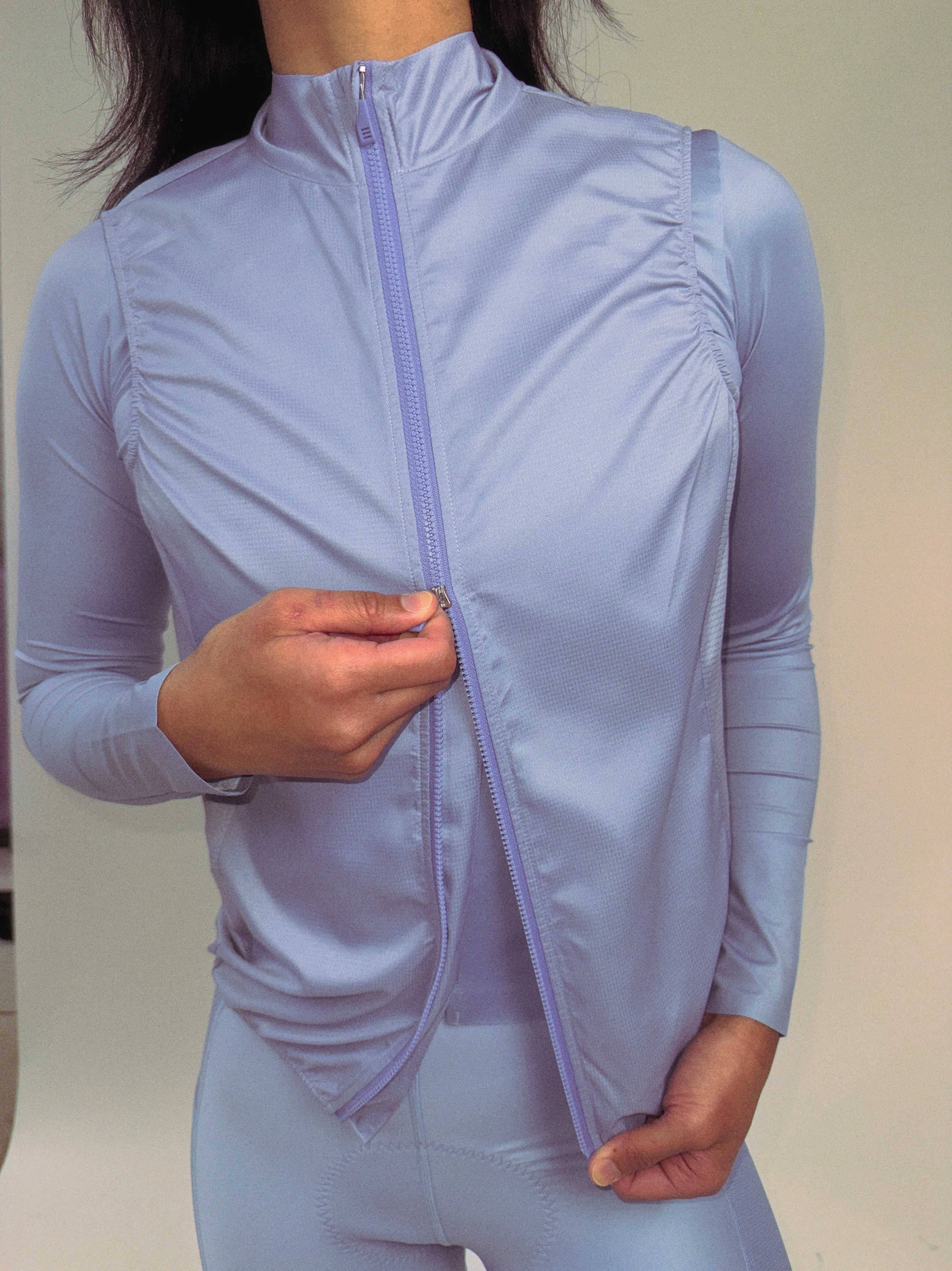 Stop The Wind Cycling Vest - Cloudberry