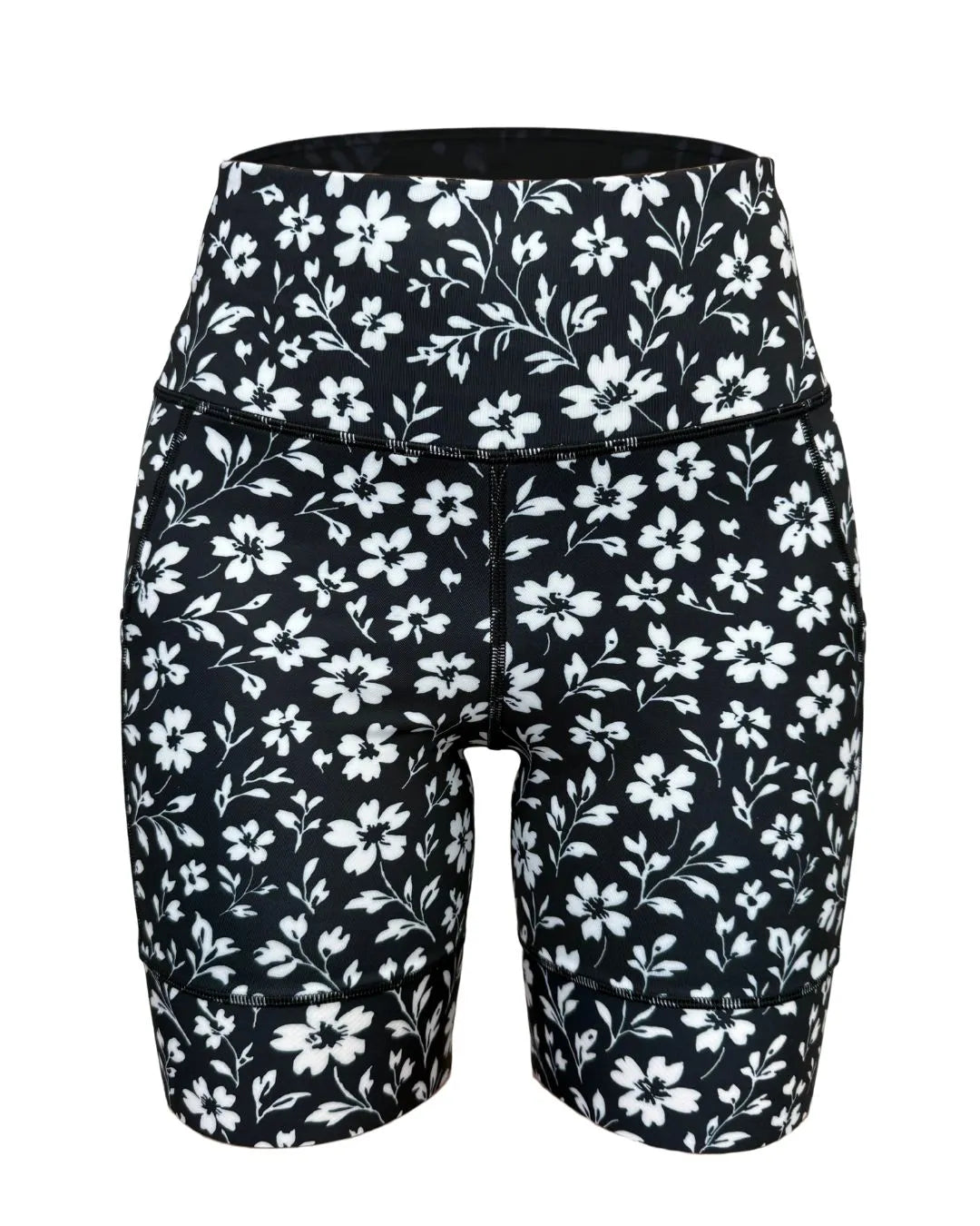 Adventure Short - Black Floral Maze