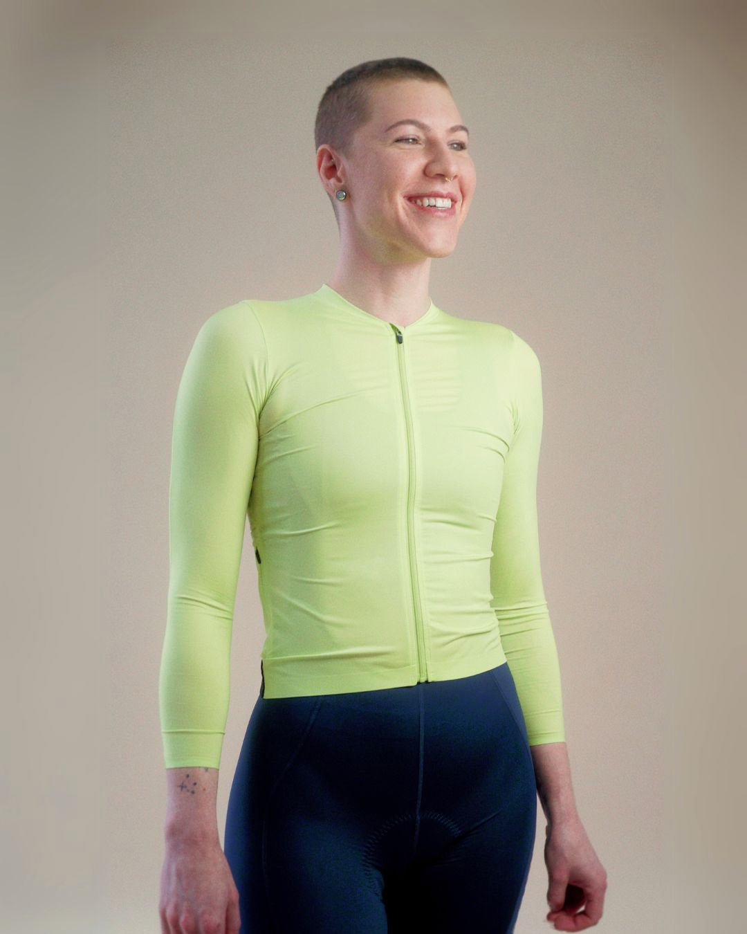 Endurance Long Sleeve Jersey - Key Lime