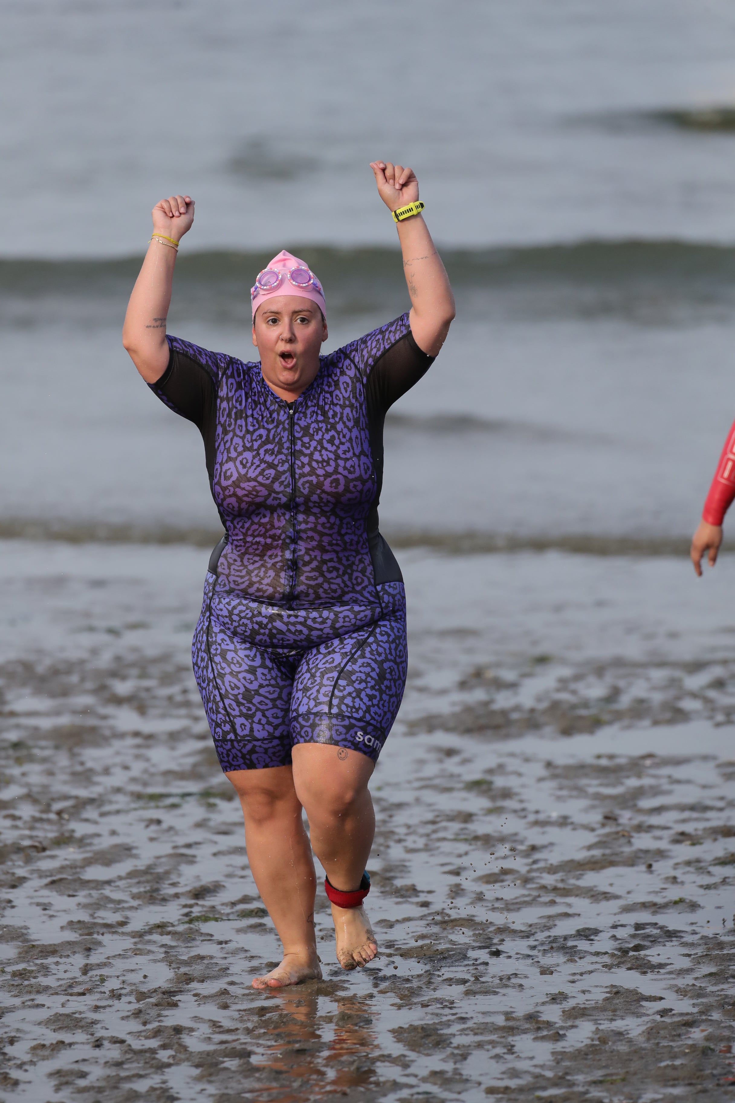 Maria_celebrating_swim_triathlon_vancouver.jpg