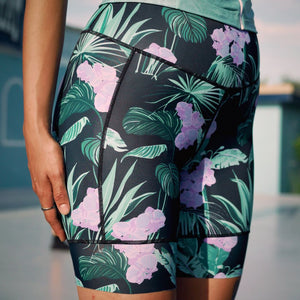 Performance Short - Midnight Lavender Tropical