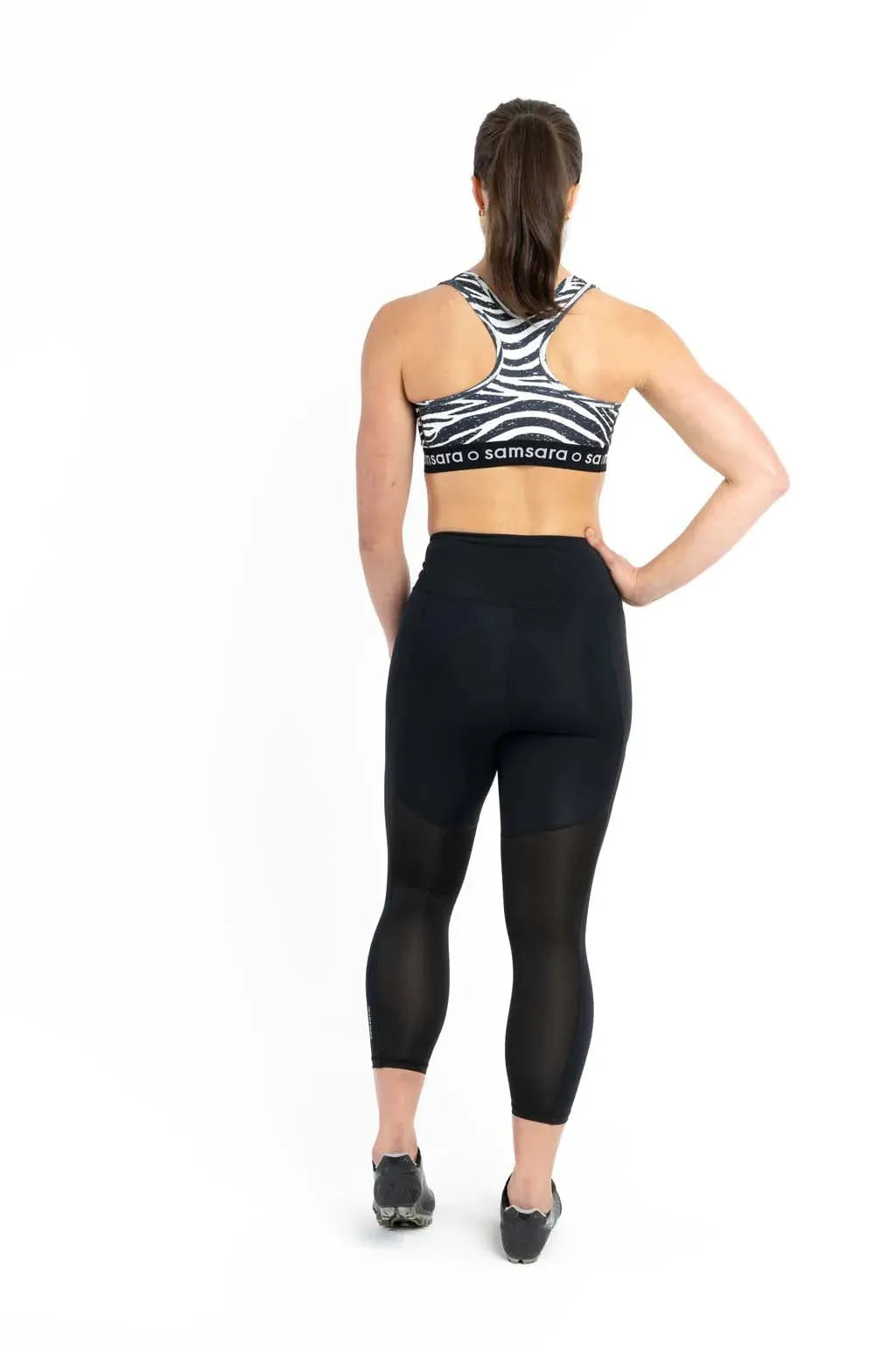 Spin class padded rescatable pants