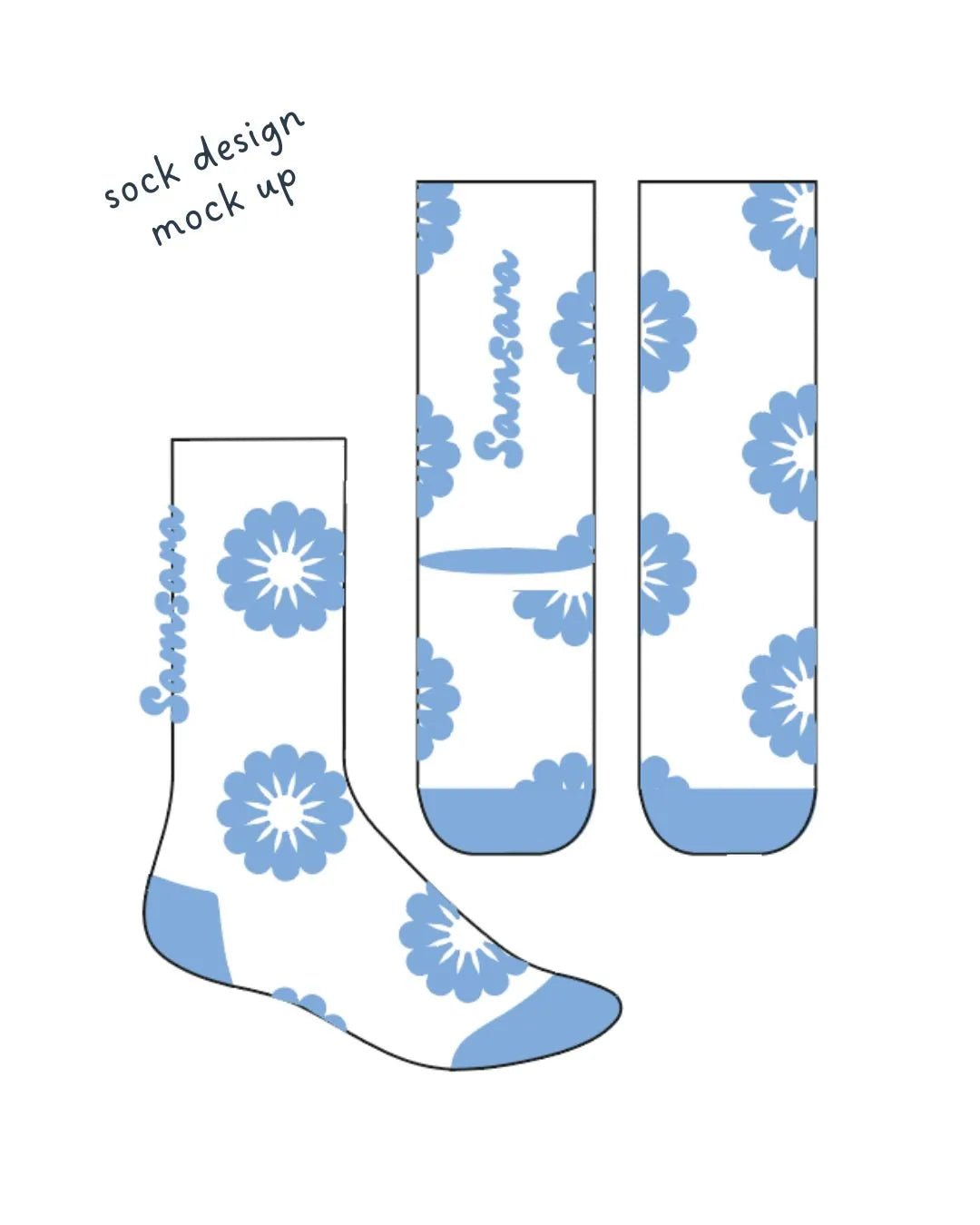 Performance Crew Socks - Samsara Squad
