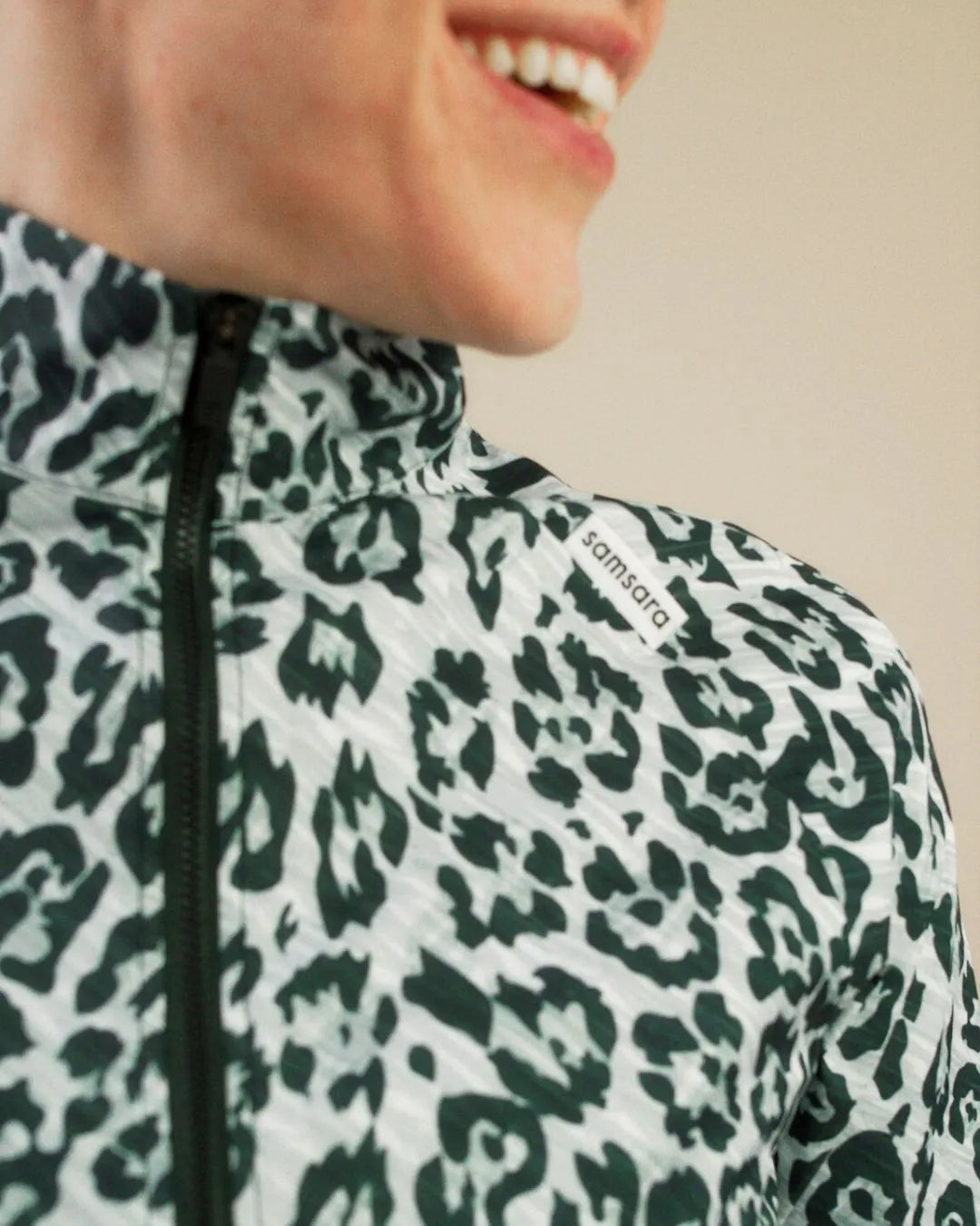 Stop The Wind Cycling Jacket - Snow Leopard, Jackets & Vests, Samsara Cycle, Jackets