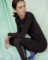 Elevated Thermal Bib Tights - Black/Iris, Bib Shorts, Samsara Cycle, Cycling Apparel & Accessories