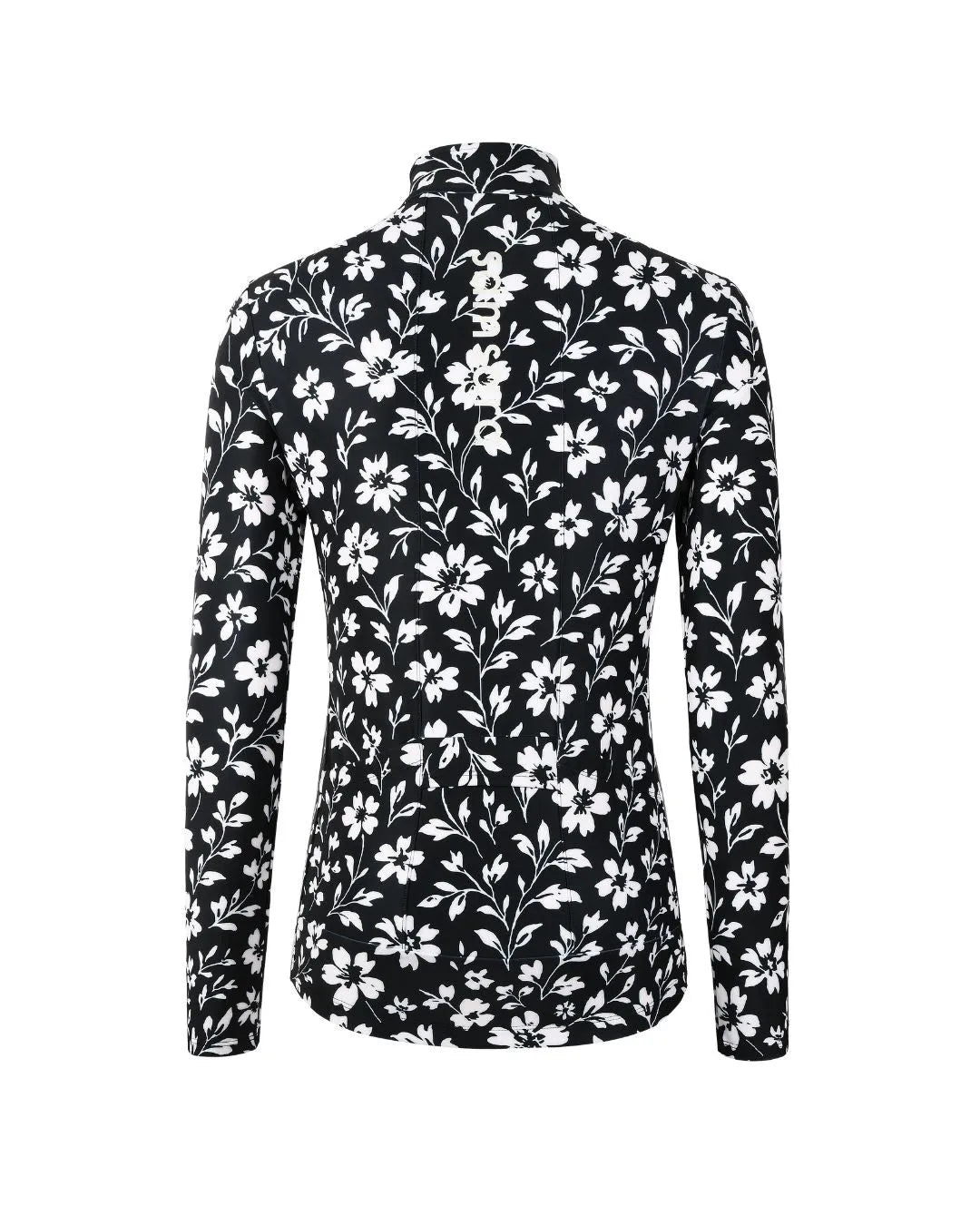 Transition Long-Sleeve Jersey - Black Floral Maze