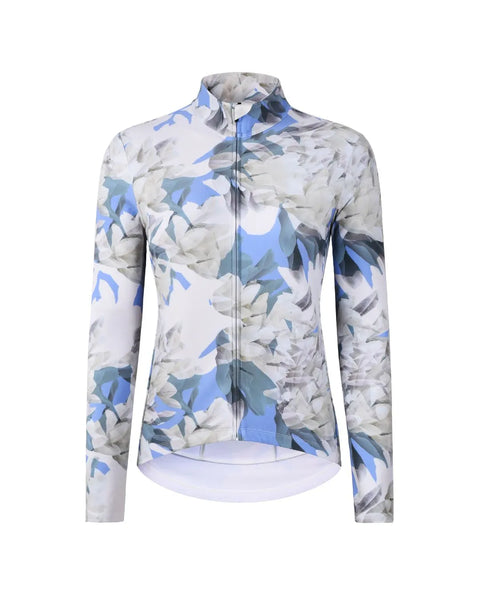 Transition Long-Sleeve Jersey - Magnolia Sky | Samsara Cycle