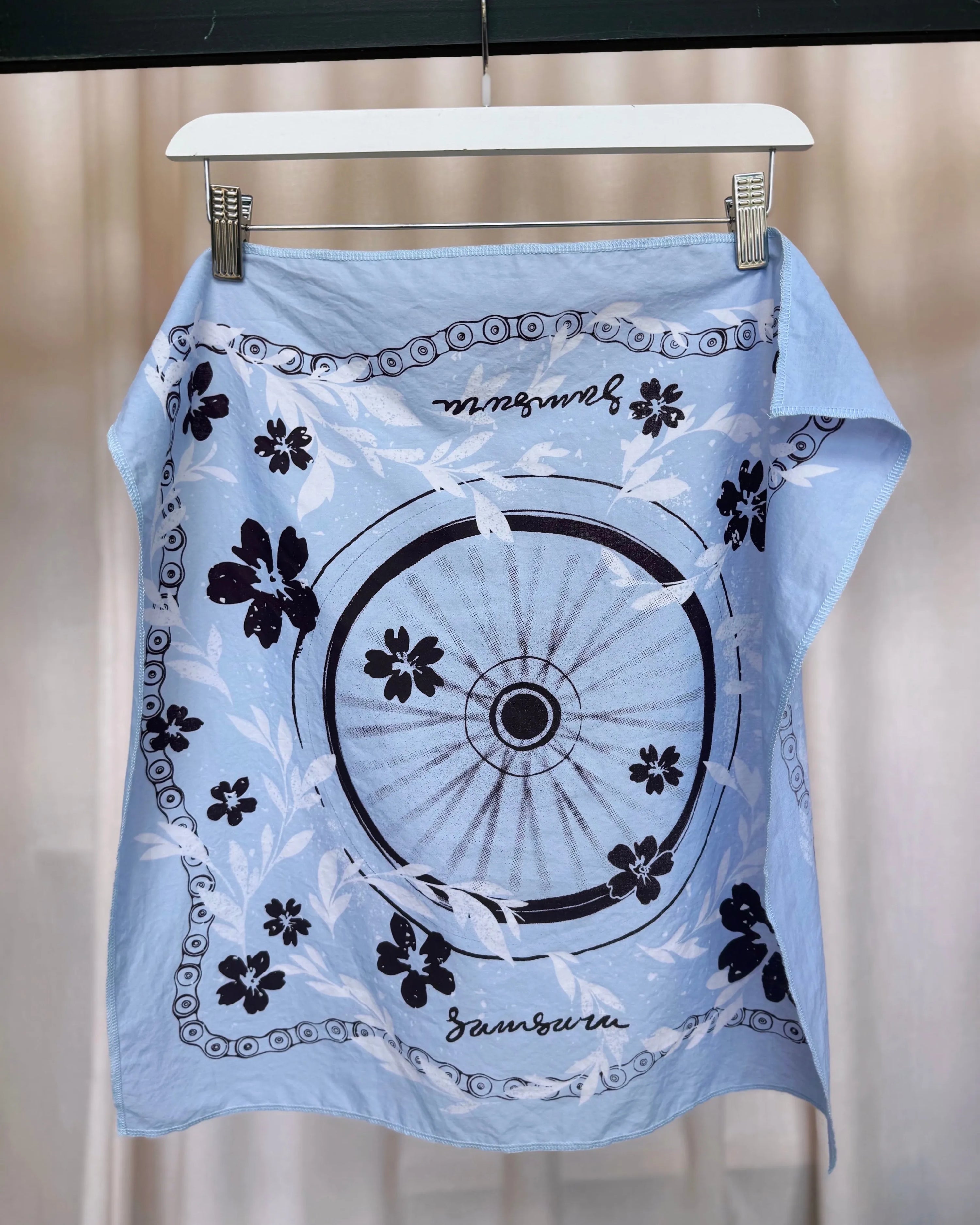 Wheelie Cute Bandana -  Sky Blue