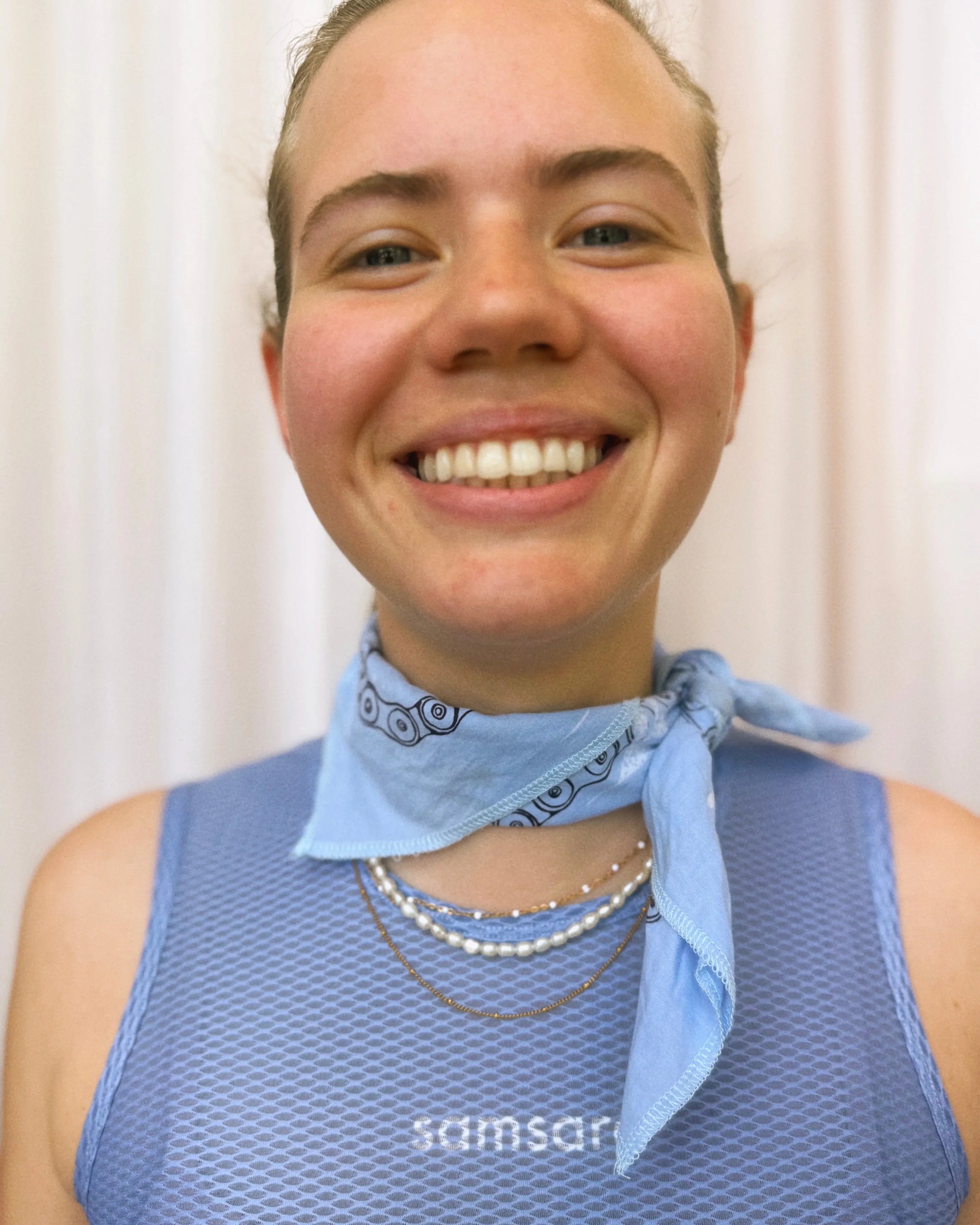 Wheelie Cute Bandana -  Sky Blue