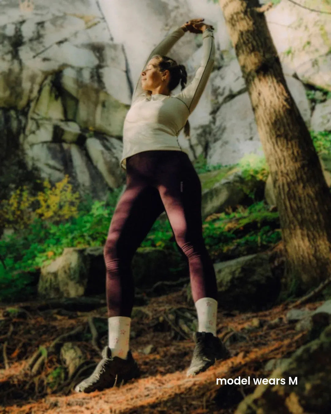Cloudstride Thermal Leggings - Aubergine