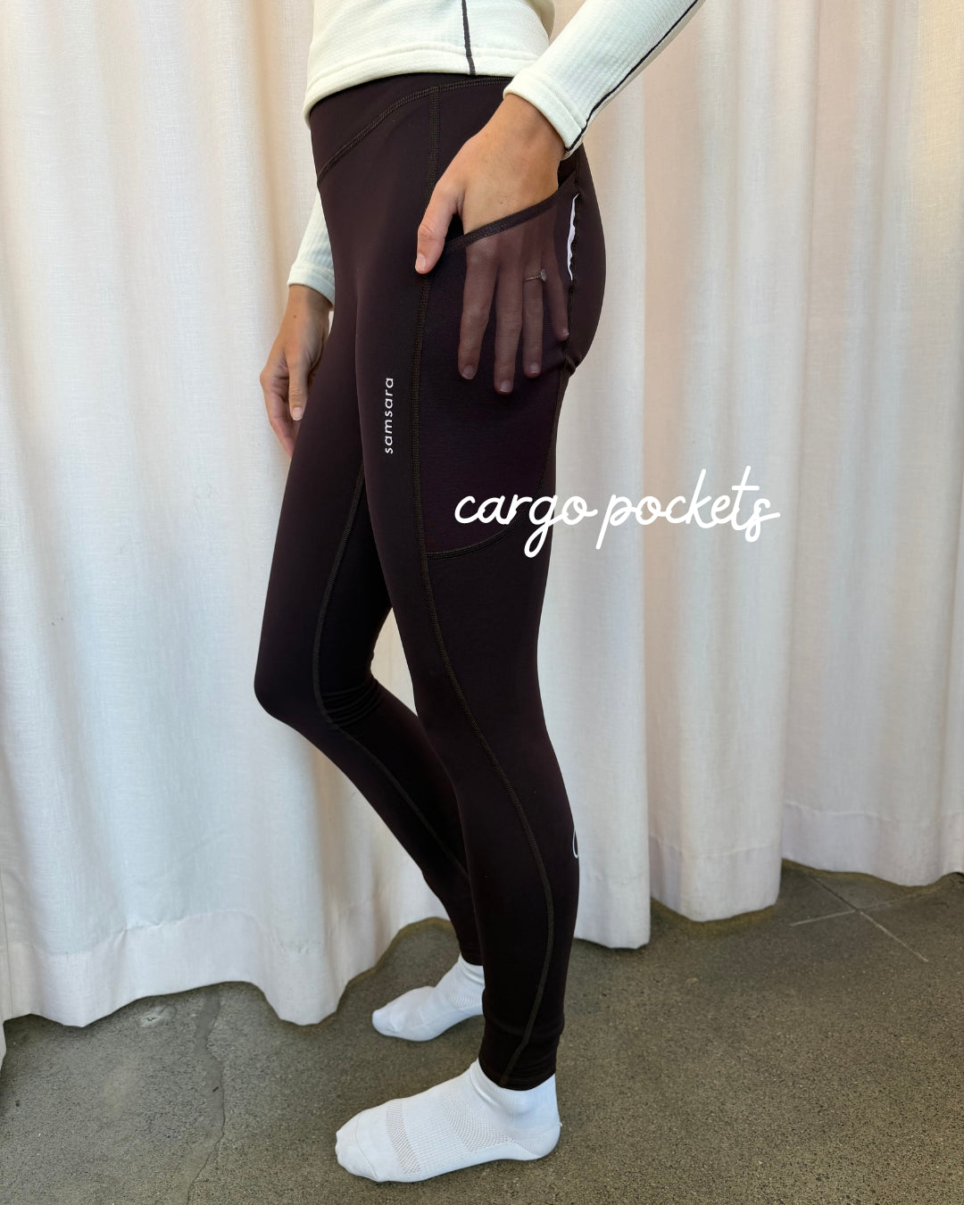 Cloudstride Thermal Leggings - Aubergine