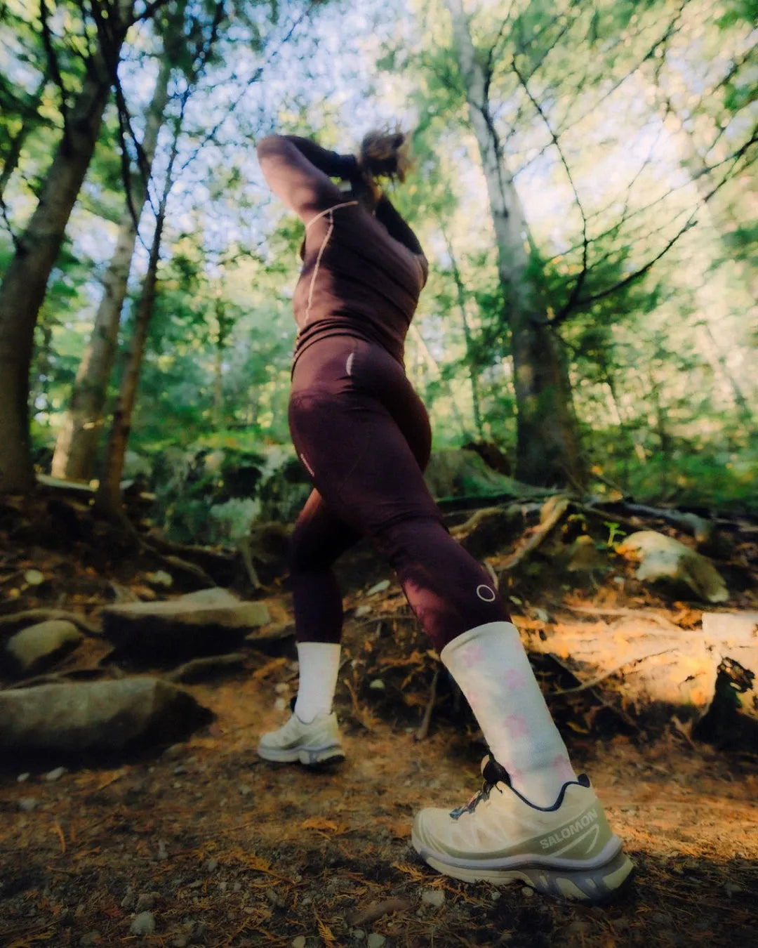Cloudstride Thermal Leggings - Aubergine
