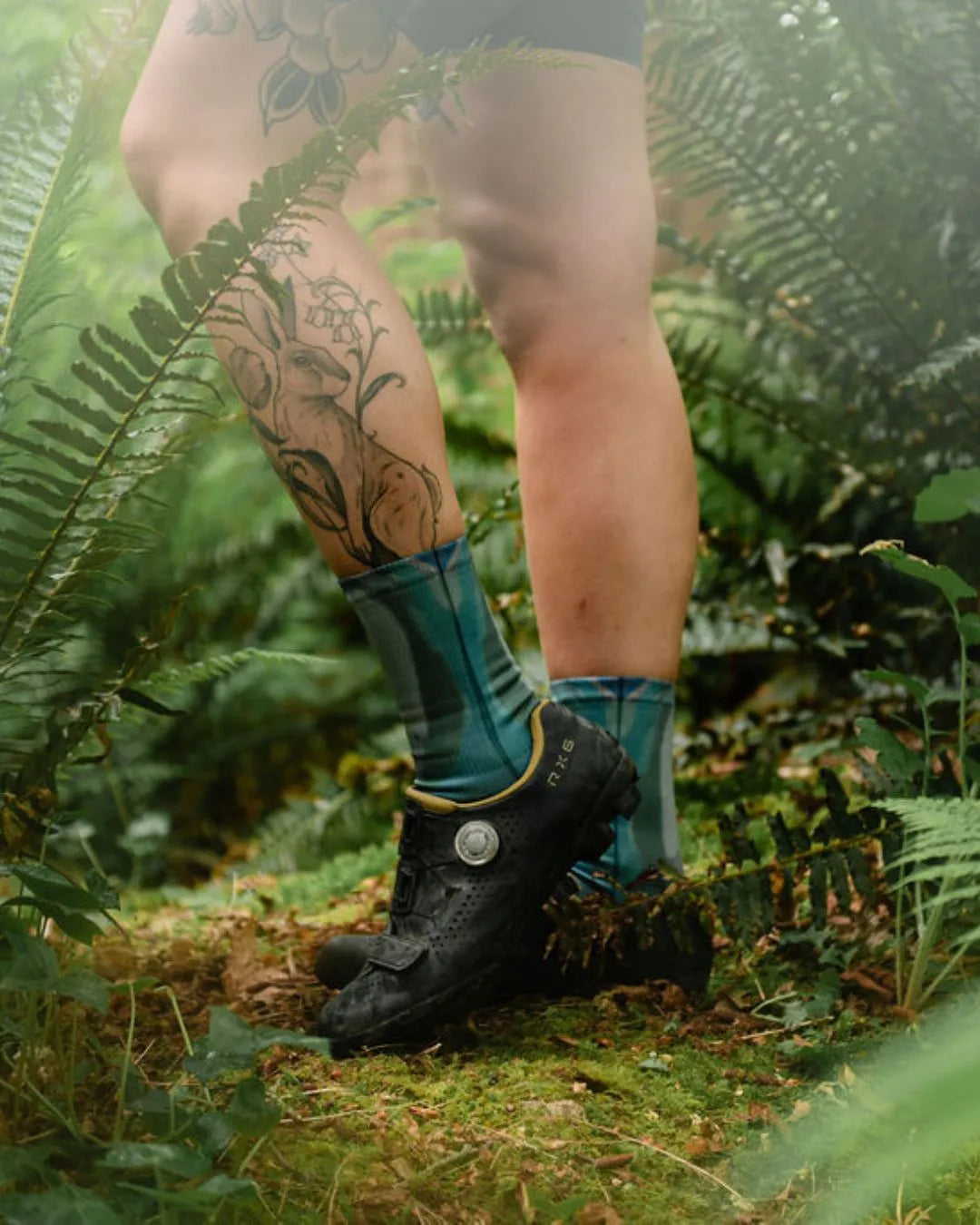 Performance Crew Socks - Abstract Trees