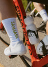 Performance Crew Socks - White - Samsara Cycle-Socks