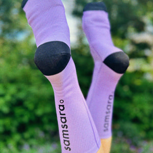 Performance Crew Socks -  Lavender