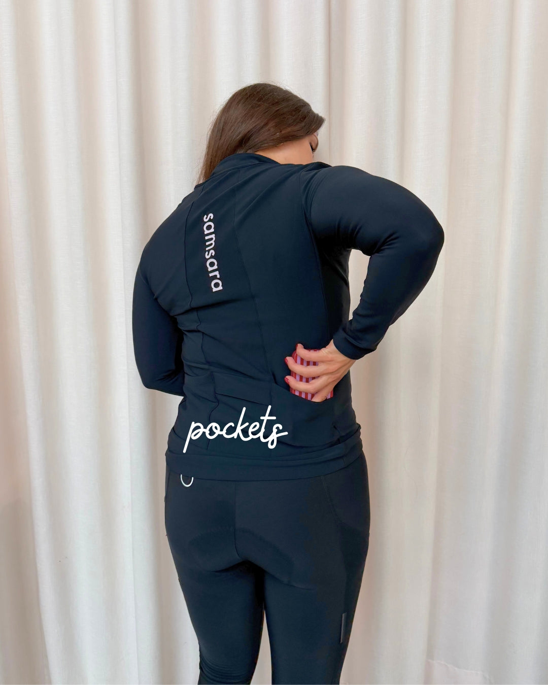 Transition Long-Sleeve Jersey - Black Petal