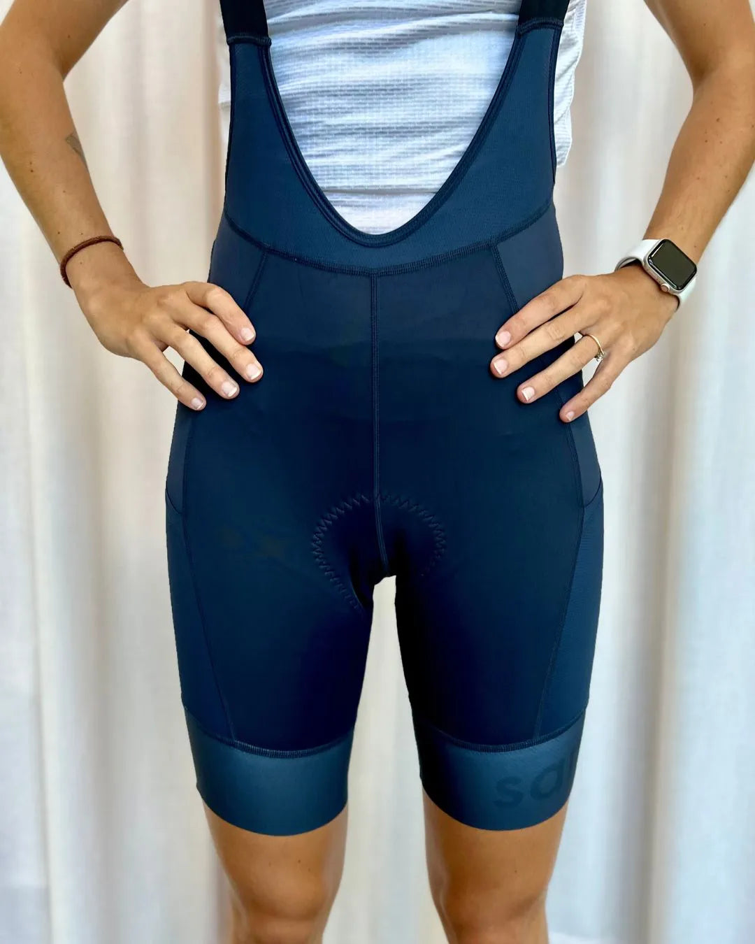 Adventure Bib Shorts - Twilight Navy/Navy Logo, Bib Shorts, Samsara Cycle, Bicycle Bibs