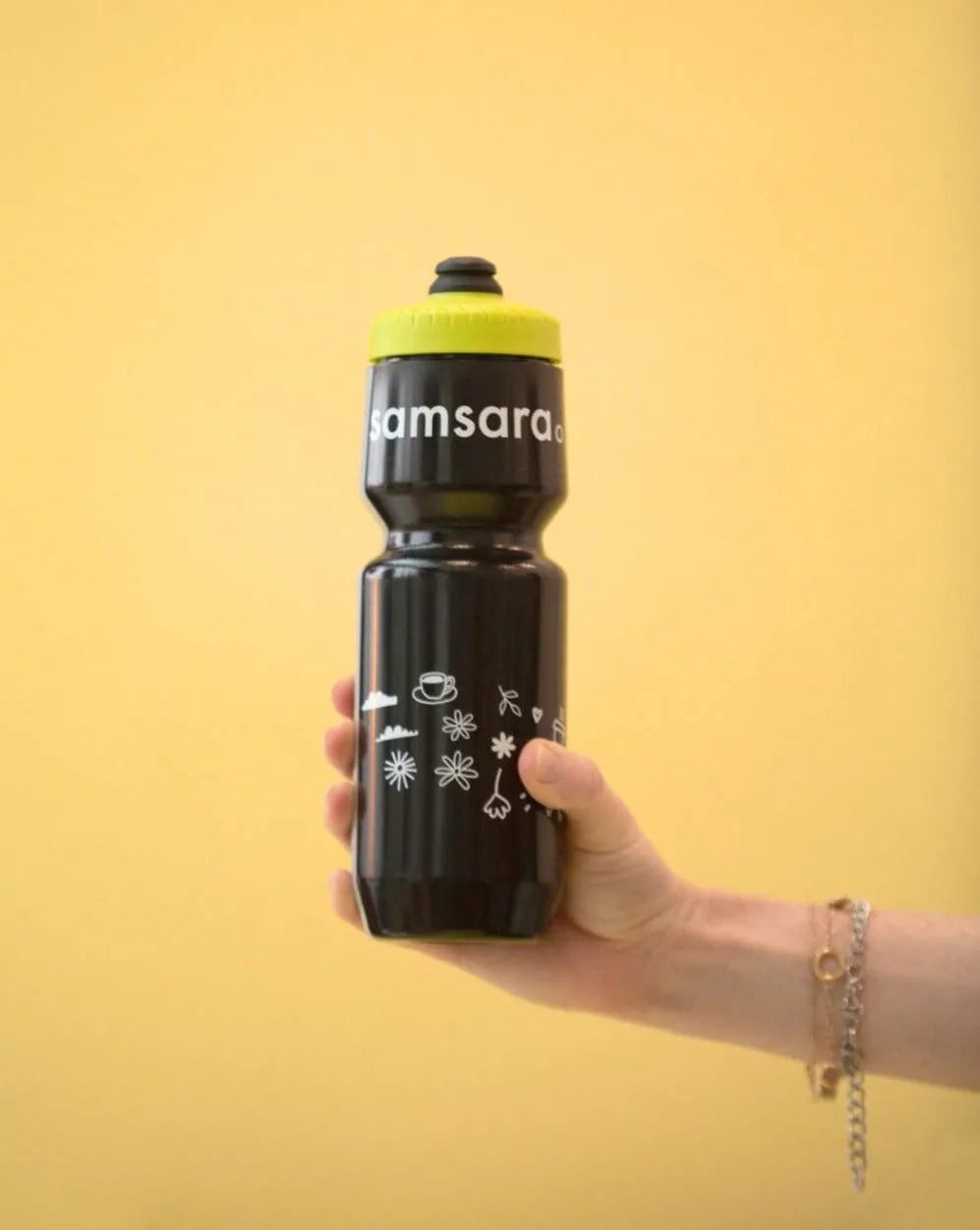 Water Bottle - Artist Doodles, Accessories, Samsara Cycle, Water Bottles