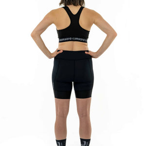 Women's Cycling Shorts - Low Profile Padding, Soft, Black