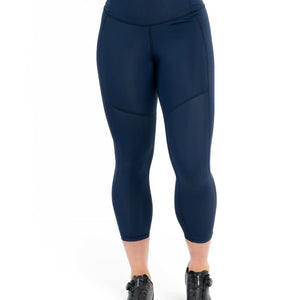 Padded Indoor Cycling Tights For Women - Super Soft, Navy