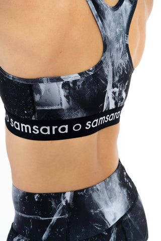 Cycling Bra - Secure Fit, No Pinching, Soft Material, Blackcomb 