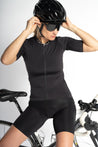 Elevated Cycling Jersey - Blackout - Samsara Cycle-Short Sleeve Jerseys