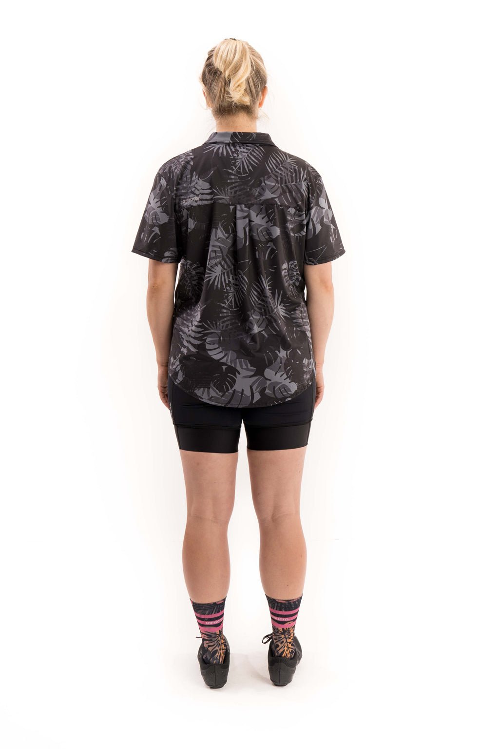 Getaway Shirt - Black Palm - Samsara Cycle-Trail Jerseys