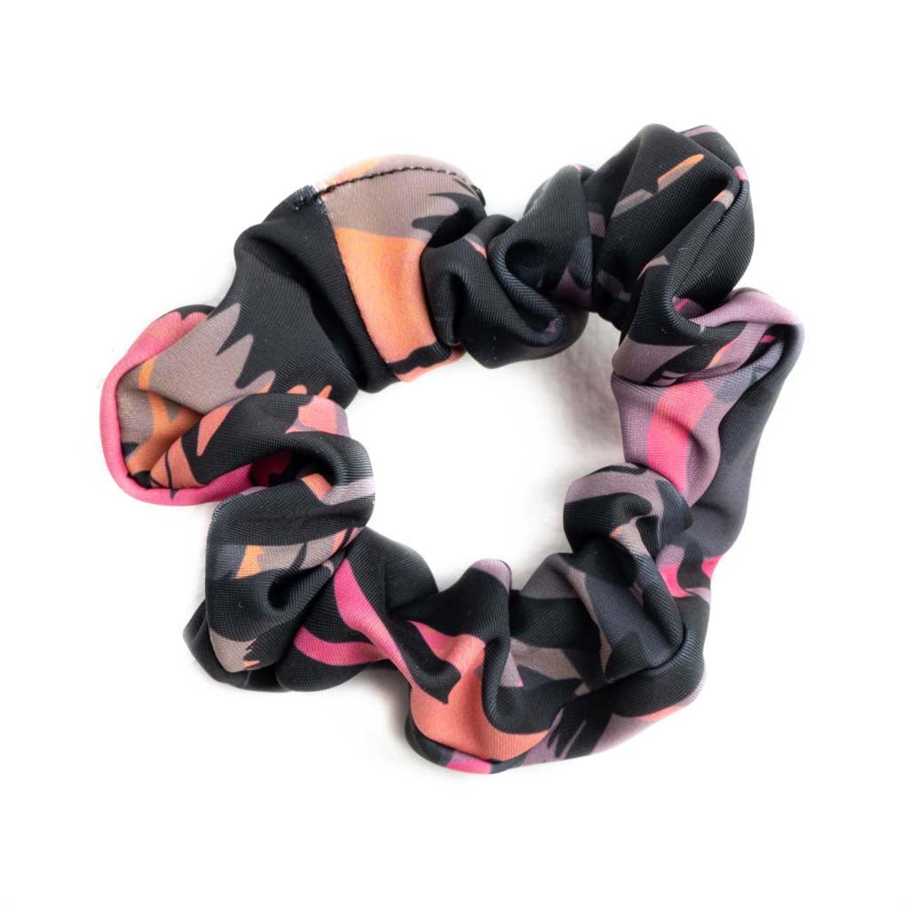 Scrunchie - Pink Palm - Samsara Cycle-Accessories