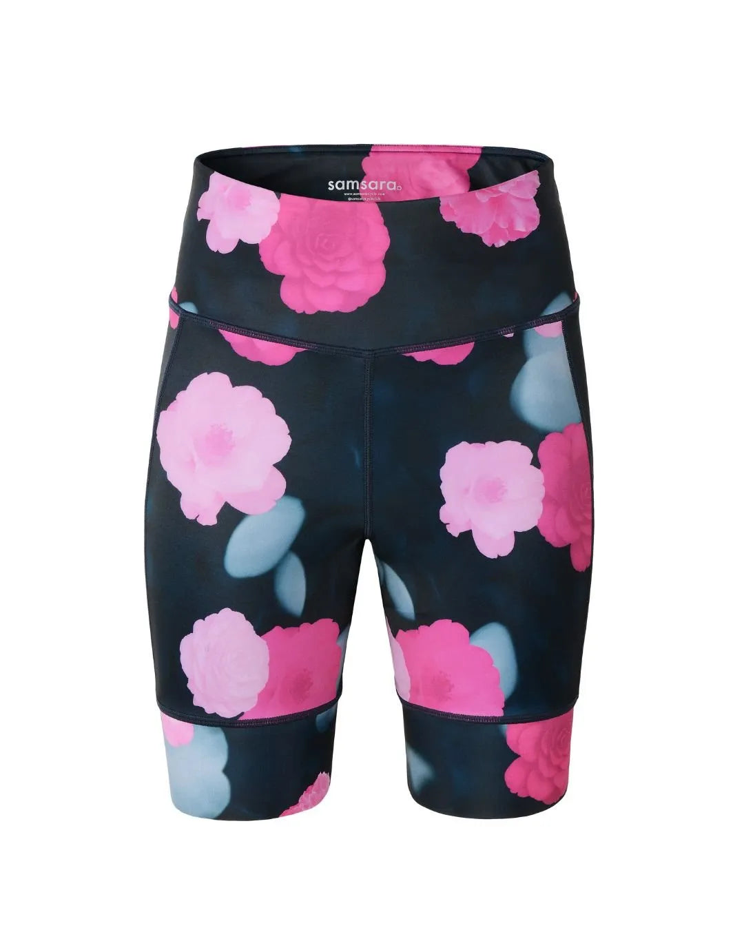 Women's Padded Cycling Shorts - Twilight Dahlia – Samsara Cycle