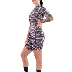 Women's Cycling Jersey - Breathable, Moisture Wicking, Artist Camo