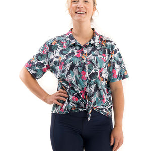 Cycling Shirt - High Performance, Loose Fitting, Tropical Chaos
