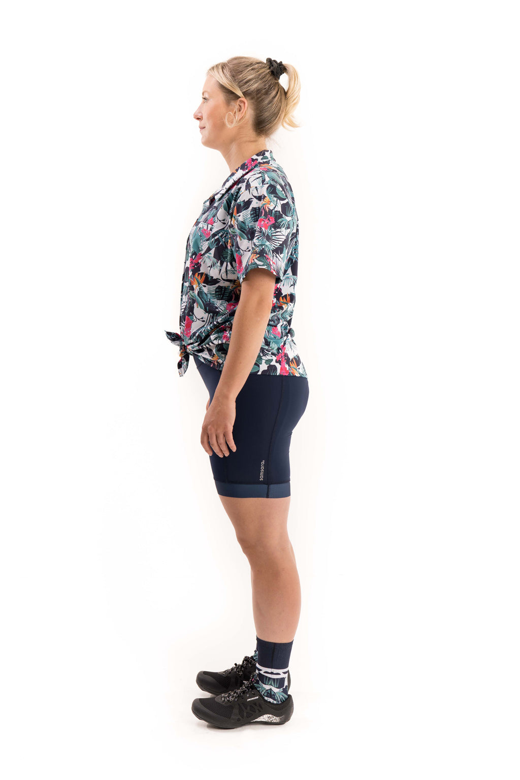 Cycling Shirt - High Performance, Loose Fitting, Tropical Chaos