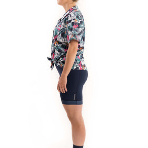 Cycling Shirt - High Performance, Loose Fitting, Tropical Chaos